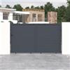 Parama Cancello in alluminio scorrevole 300x173cm grigio freddo