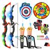 Set Di 2 Giocattoli per Bambini Da 5 a 12 Anni, Con Arco Luminoso E Ventosa, 73