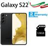 Samsung NUOVO Samsung Galaxy S22 SM-S901- 128GB - Phantom Black (Sbloccato) ✔️ Originale