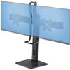 StarTech.com Supporto da Tavolo per Due Monitor- Staffa con barra trasversale pe