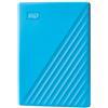 Western Digital 0000040828 Western Digital HARD DISK 4 TB ESTERNO MY PASSPORT USB 3.0 2,5" BLU (