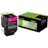 Lexmark 802M cartuccia toner 1 pz Originale Magenta (LEXMARK 802M MAGENTA TONER
