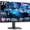 HKC 4K IPS 27 Zoll Monitor 160Hz-360Hz, PC Bildschirm UHD 3840 x 2160p