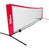 Wilson Rete Mobile da Tennis, Starter Ez Tennis Net, Larghezza 6.1 m, Rosso, WRZ259700