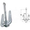 Osculati ANCORA HALL 6 KG BARCA GOMMONE TENDER MS001142050