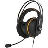 ASUS Cuffie Gaming Asus TUF Gaming H7 - USB-A e Jack 3.5 mm, Virtual 7.1, Driver 53 mm Nero/Giallo