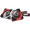 ASUS Ventole Asus ROG Eurux GR120 Reverse 120mm ARGB - Pack da 3 con Hub, Nero
