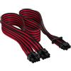 Corsair Alimentatore Corsair Cavo PSU PCIe 5.0 12VHPWR Tipo-4 da 600W - Nero/Rosso
