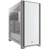 Corsair Case Corsair 4000D Tempered Glass - Bianco con Finestra