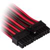 Corsair Alimentatore Corsair Premium Sleeved ATX 24-pin, Type 4 (Generation 4) - Rosso/Nero