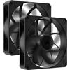 Corsair Ventole Corsair RS140 MAX PWM 140mm - Pack da 2, Nero