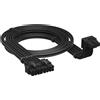 Corsair Alimentatore Corsair Cavo 12VHPWR Type 4 90° 12V-2x6 650mm, Stile A - Nero