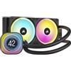 Corsair Dissipatore a Liquido Corsair iCUE LINK H100i LCD RGB AIO - Liquid CPU Cooler - 240 mm