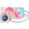 Corsair Dissipatore a Liquido Corsair iCUE LINK TITAN 240 RX LCD AIO, 240mm Radiator, Liquid CPU Cooler - Bianco