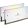 Corsair Kit RAM DDR5 Corsair Dominator Titanium RGB DDR5 6000MHz C30, Bianco - 32GB (2x16GB) AMD EXPO