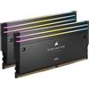 Corsair Kit RAM DDR5 Corsair Dominator Titanium RGB DDR5 6400MHz C32, Nero - 32GB (2x16GB)