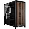 Corsair Case Corsair FRAME 5000D WOOD RS Tempered Glass, Mid-Tower - Nero/Noce