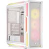 Corsair Case Corsair 5000T LX RGB Tempered Glass, Mid-Tower - Bianco con Finestra
