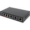 INTELLINET Rete - Fast Ethernet Switch A 6 Porte Con 4 Porte Poe (1 X High-power Poe)