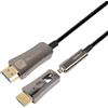 TECHLY Cavo - Video - Cavo Hdmi™ A/a Micro Hdmi™ Active Optical Cable In...