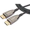 TECHLY Cavo - Video - Cavo Ottico Attivo Displayport 1.4 Aoc 8k@60hz 32.4 Gbps Conne...