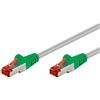 Non applicabile Cavo - Rete - Cavo Di Rete Patch Cross In Rame Cat. 5e Verde/grigio Sf/utp 15 Mt