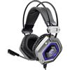 WHITE SHARK Gaming - Accessori - Cuffie Gaming Usb Con Microfono Silver Lion
