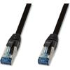 Non applicabile Cavo - Rete - Cavo Patch Cat.6a S/ftp Pur Ip20 Uv 50m Nero