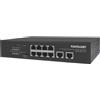 INTELLINET Rete - Switch Ethernet Gigabit 8 Porte Poe+ Con 2 Porte Rj45 Gigabit Uplink