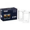 Delonghi Bicchieri Cold Brew in vetro a doppia parete, 220 ml, set di 2 DLSC324