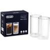 Delonghi Bicchieri Cold Brew in vetro a doppia parete, 300 ml, set di 2 DLSC325