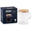Delonghi Caraffa termica per caffè in vetro a doppia parete, 750 ml DLSC078