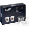 Delonghi Collezione Cappuccino, 270 ml, set di 6 bicchieri in vetro a doppia parete DLSC301