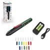Bosch Home and Garden Gluey Evergreen Penna Incollatrice a Caldo a Batteria, con 20 Stick di Colla, in Scatola di Cartone, Verde Scuro