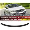 KROAK Spoiler posteriore W176 per Mercedes Benz Classe A W176 A180 A200 A220 A250 AMG A45 2013-2018, alettone per bagagliaio posteriore, spoiler per portellone posteriore