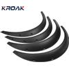 KROAK 4 Pezzi Paraspruzzi Universali Flessibili Neri per Auto, Parafanghi Compatibili con Mercedes-Benz/BMW/VW/Golf