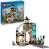 LEGO City Central Train Station Set - incl. a Maintenance Vehicle Toy, Working Lift, 2 Platforms & a Track Piece, plus 6 Minifigures - Creative Gift for 7+ Year Old Boys & Girls - 60469