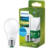 Philips LED Lampadina Goccia Classe A Ultra Efficiente a Risparmio Energetico, Vetro Smerigliato, 60W, E27, Luce Bianca Calda, Non Dimmerabile