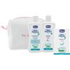 Chicco Baby Moments Beauty Zip Colore Rosa Set Per L'igiene Dei Bambini