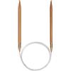 Seeknit KA04330 Ferri da Maglia circolari, bambù, Beige, 74 cm x 12.00 mm