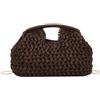 Generic Borse estive per le donne portatile moda tessuto grande borsa | Pochette in paglia da donna, estiva, spiaggia, mare, shopping, notte, matrimoni, feste, vacanze