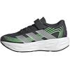 adidas Unisex - Bambini e Ragazzi Galaxy 8 Children Shoes, Night Grey/Tech Grey Met./Screaming Green, 31 EU