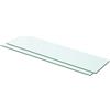 vidaXL Mensole in Vetro Trasparente 2 pz 60x12 cm