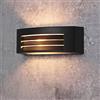 Licht-Erlebnisse lampada parete rustica in grigio E27 fino a da 20 watt luce per esterni IP44 lampada da parete per Cortile & GIARDINO