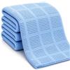 Family Bedding Coperta in cotone a celle blu per letto matrimoniale | copriletto termico leggero reversibile | morbido design tradizionale (230 x 230 cm)