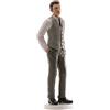 dekora - Sposini per Torta Matrimonio "Uomo abito grigio" - 16 cm di altezza - Cake topper Matrimonio in Resina - Statuine Sposi per torta Nuziale - Base adatta al contatto alimentare
