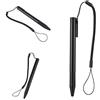 KIMISS Corda a Molla per Penna Penna Touch Screen ABS Nero Touch Screen Resistivo Penna Stilo AntiGraffio con Corda a Molla per Pos PDA Navigator