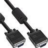 InLine 20435 Cavo S-VGA, Sub-D 15PIN HD Maschio a Sub-D 15PIN HD Maschio, 0.5M, 1X Ferrite Nero