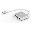 İnca Inca Adattatore ITPC-4 tipo C > 2 x HDMI 4K30Hz,1 x USB-A,1 x USB-C