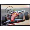 LEWIS HAMILTON autografo Ferrari F1 - foto 18x13 cm photo hand SIGNED black